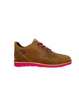 NEW Veldskoen Hadeda Golf Shoe (Hot Pink Sole)