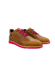 NEW Veldskoen Hadeda Golf Shoe (Hot Pink Sole)