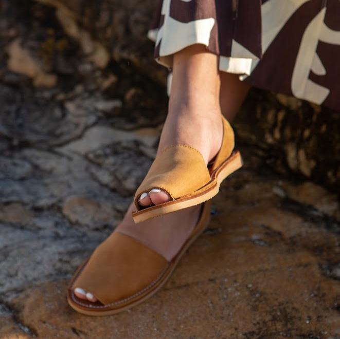 Veldskoen Sandal Namaqualand Tan 